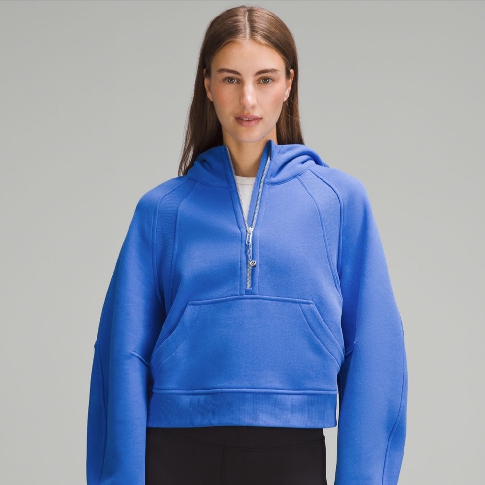New with Tags - Lululemon - Half-Zip Scuba Hoodie - Pipe Dream Blue - M/L